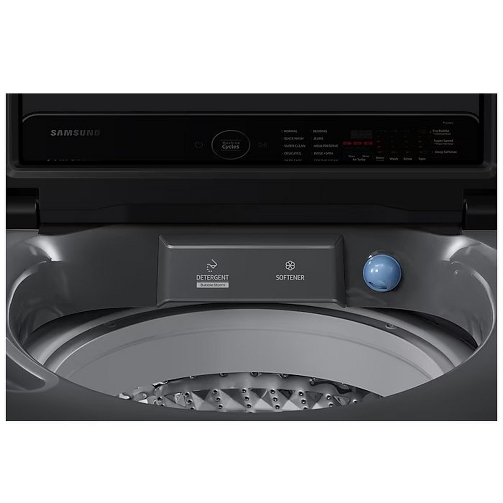 SAMSUNG Top load Washing Machine, 11Kg, WA11CG5745BD - Grey