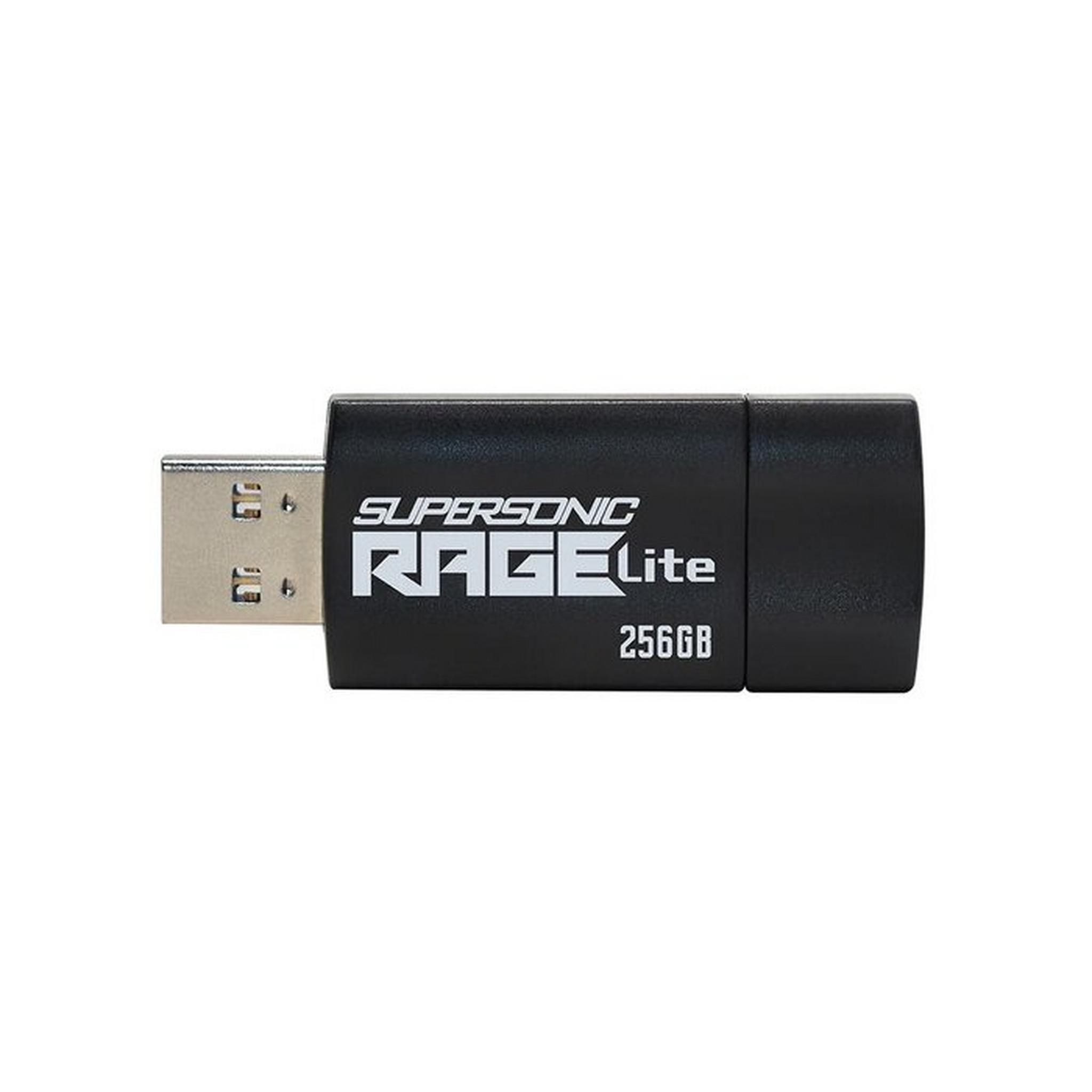 Patriot Supersonic Rage Lite USB 3.2 Flash Drive, 256GB, Gen 1, PEF256GRLB32U