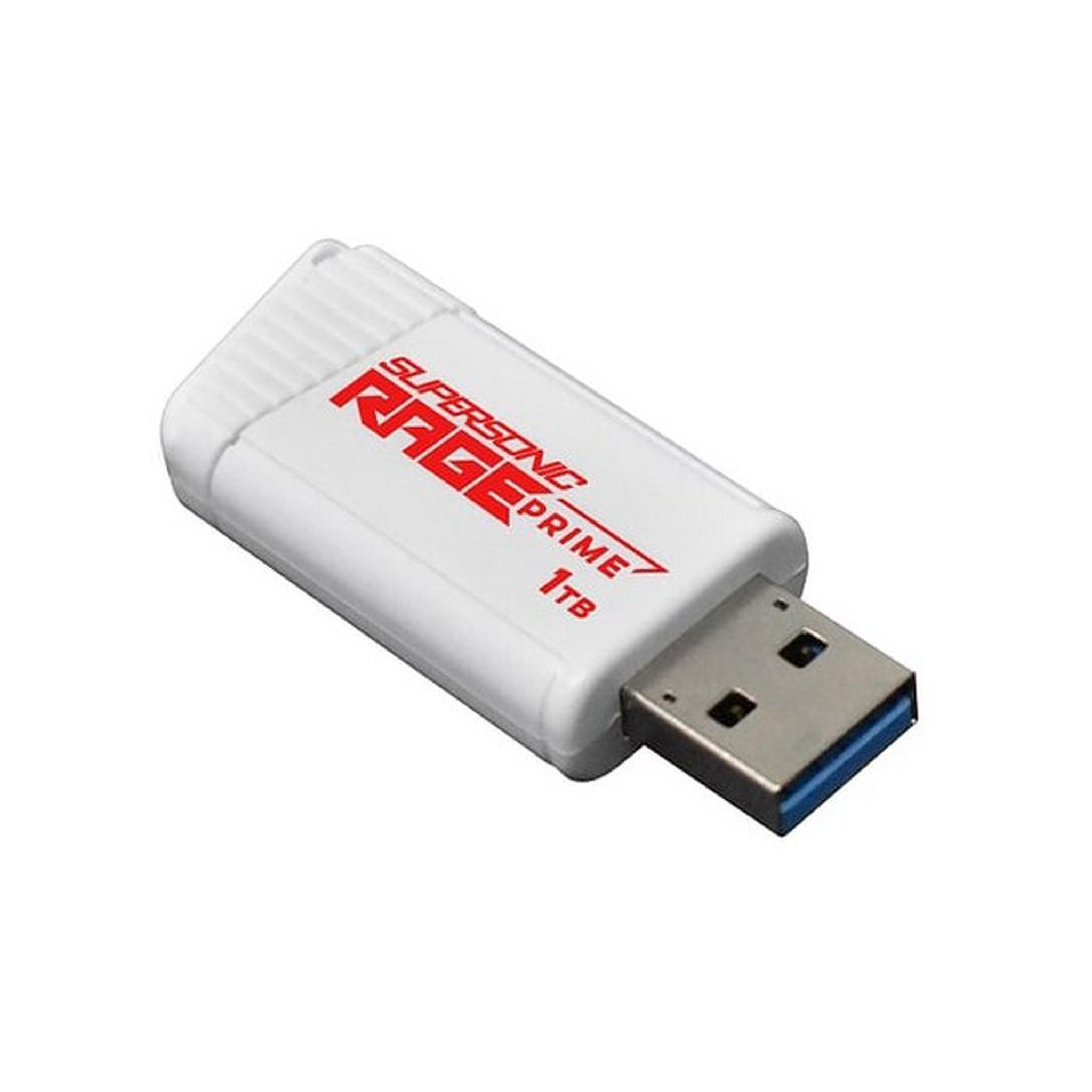 Patriot 1TB Supersonic Rage Prime USB 3.2 Gen 2 Type-A Flash Drive, PEF1TBRPMW32U
