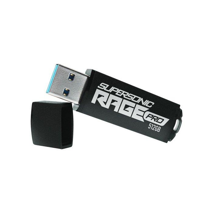 Patriot Supersonic Rage Pro USB 3.2 Flash Drive, 512GB, PEF512GRGPB32U