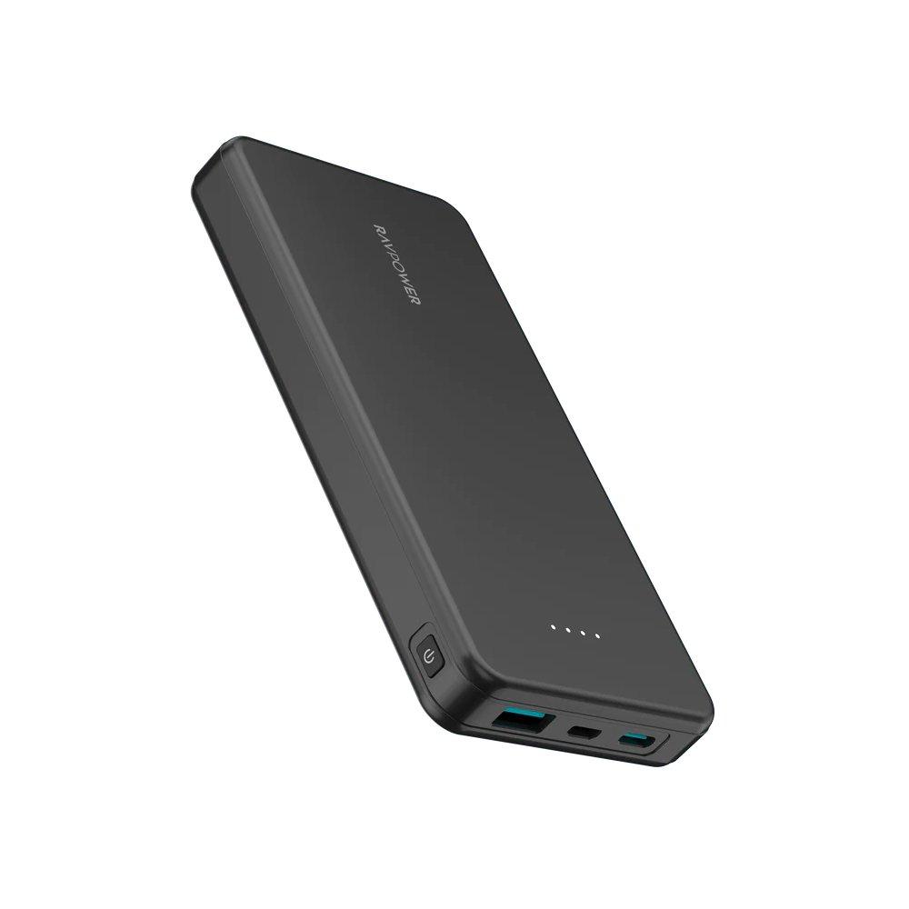RAVPower PD Pioneer Power Bank, 10000mAh, 15W, 3-Port, RP-PB1215 - Black