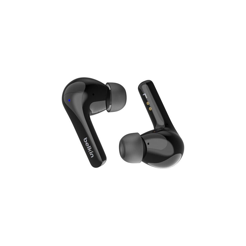 BELKIN SoundForm Motion True Wireless Earbuds, Bluetooth 5.3, AUC010btBK – Black