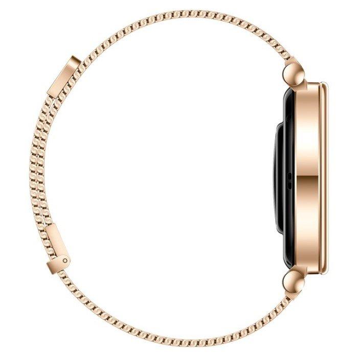 Huawei Watch GT4, 41mm, Stainless-Steel Body, Milanese Strap - Gold