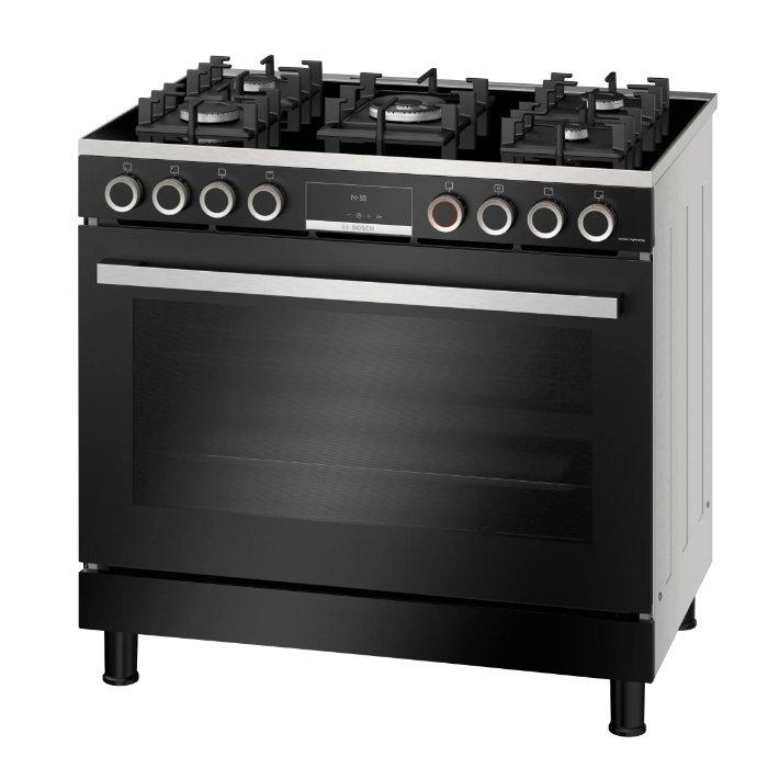 BOSCH Series 8 Gas 5 Burners Range Cooker,90X60cm Xcite