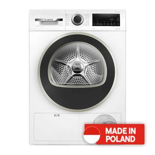 Buy Bosch front load heat pump tumble dryer, 9 kg, wqg24200gc - white in Kuwait