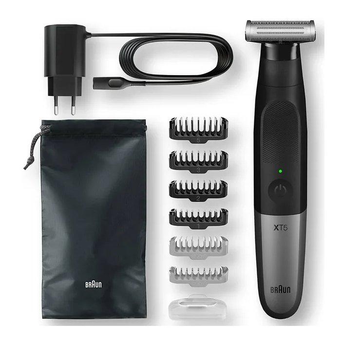 Braun One Blade Hybrid Beard & Stubble Trimmer, Electric Shaver for Men, XT5200 - Black