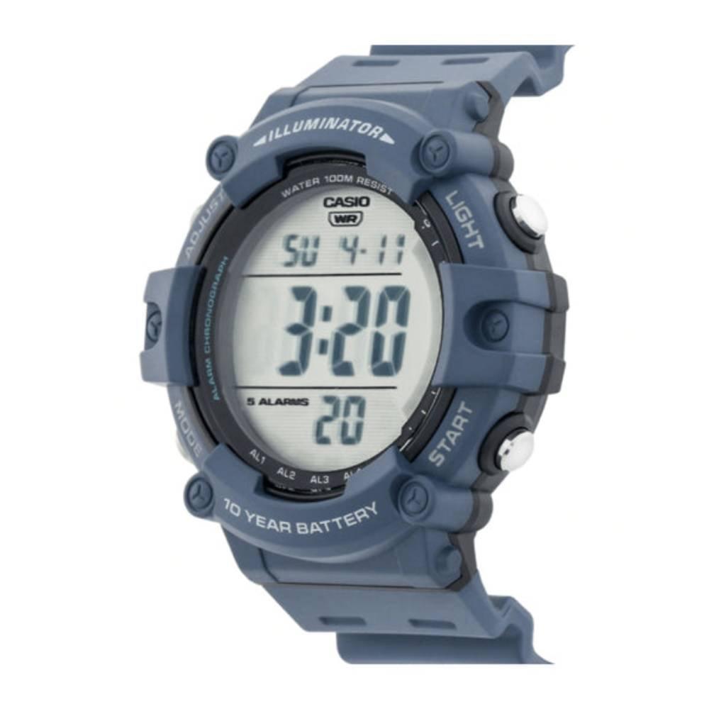 Casio GLU Mens' Core Watch for Men, Digital, 54 MM, AE-1500WH-2AVDF – Navy Blue