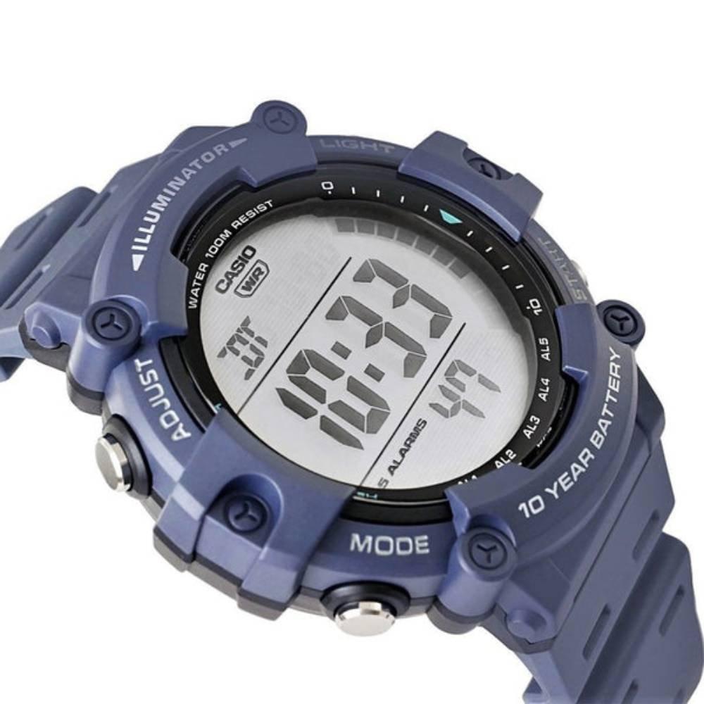 Casio GLU Mens' Core Watch for Men, Digital, 54 MM, AE-1500WH-2AVDF – Navy Blue
