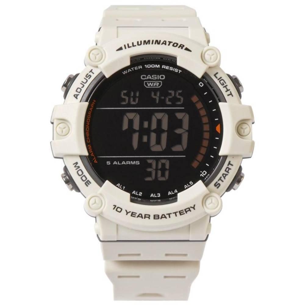 Casio GLU Mens' Core Watch for Men, Digital, 54 MM, AE-1500WH-8B2VDF – Beige