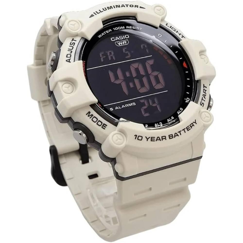 Casio GLU Mens' Core Watch for Men, Digital, 54 MM, AE-1500WH-8B2VDF – Beige