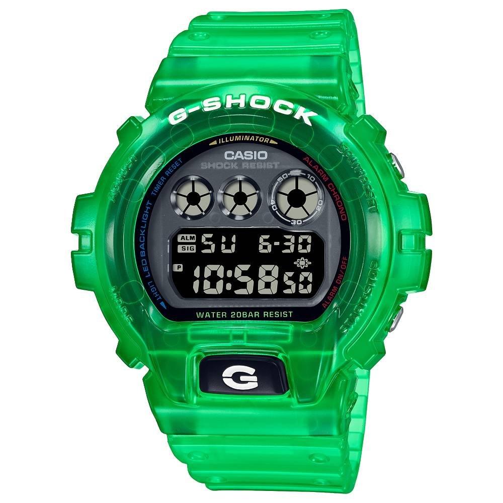 Buy Casio g-shock youth watch unisex, digital, 51 mm, dw-6900jt-3dr – green in Kuwait