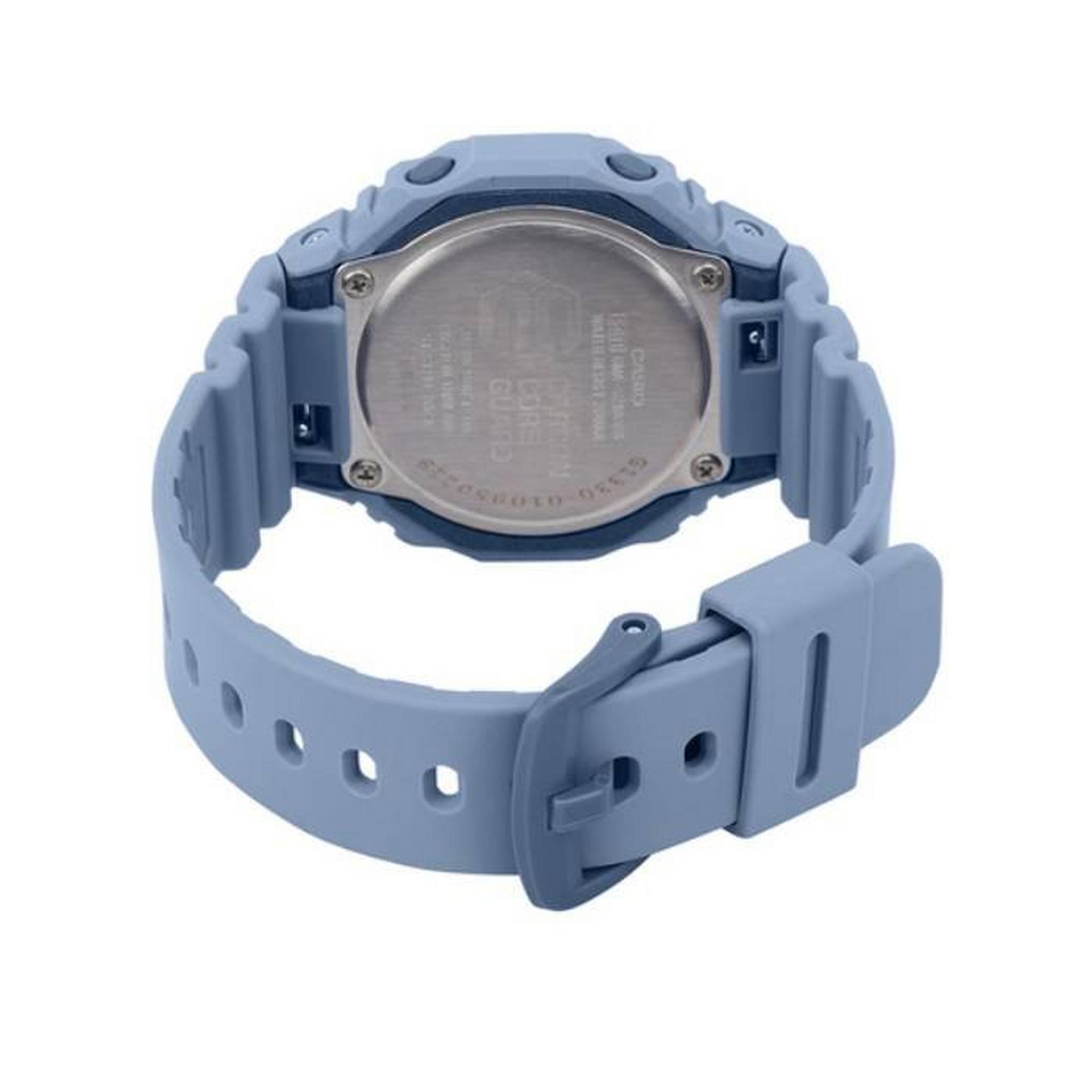 ساعة جي-شوك يوث للنساء من كاسيو ، انالوج\رقمية، 46 مم،  GMA-S2100BA-2A2DR– أزرق