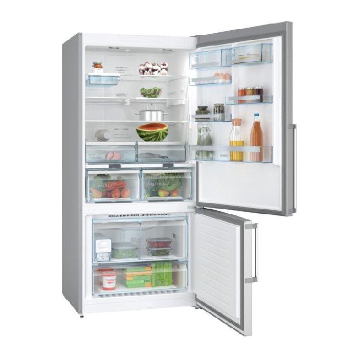 BOSCH Bottom Freezer Refrigerator, 24 CFT, 682L Capacity, KGN86AI31M â€“ Silver