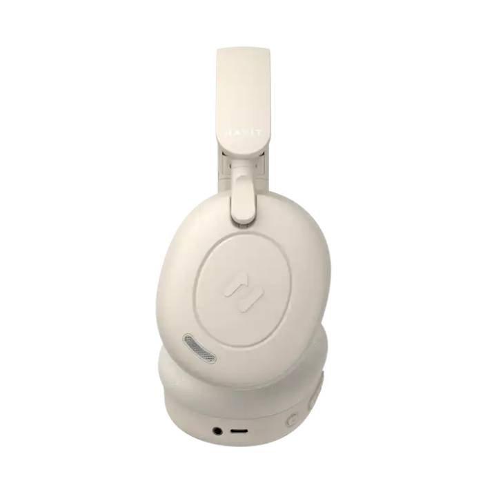 Havit Hybrid Active Noise Cancellation Wireless Headphones, H655BT – Beige