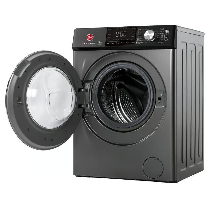 Hoover Front Load Washing Machine, 9 Kg, 15 Programs, HWM-S914ID-S - Silver