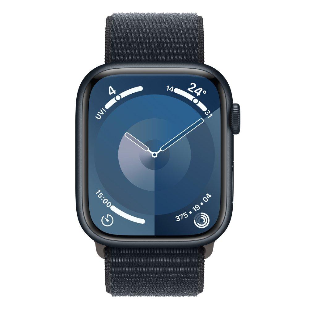 Pre-Order Apple Watch Series 9 GPS 41mm Midnight Aluminium Case with Midnight Sport Loop