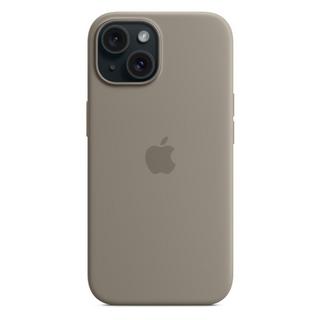 Buy Apple iphone 15 silicone case with magsafe clay in Kuwait