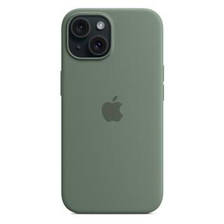Buy Apple iphone 15 silicone case with magsafe cypress in Kuwait