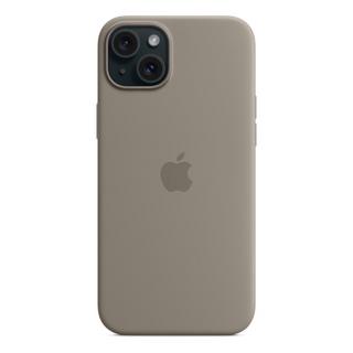 Buy Apple iphone 15 plus silicone case with magsafe clay in Kuwait