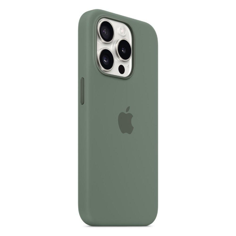 Apple iPhone 15 Pro Silicone Case with MagSafe - Cypress