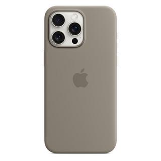 Buy Apple iphone 15 pro max silicone case with magsafe - clay in Kuwait