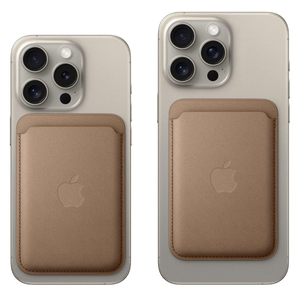Apple iPhone Fine Woven Wallet with MagSafe Taupe