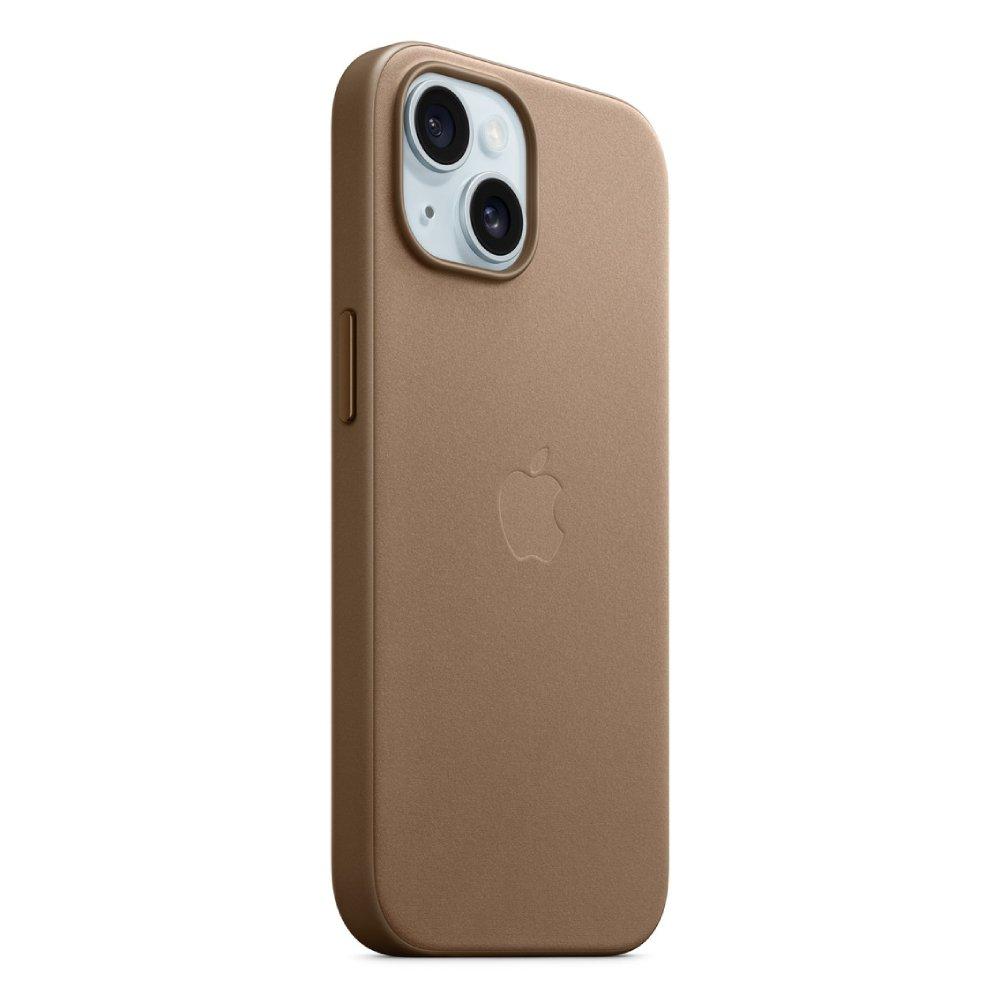 Apple iPhone 15 Fine Woven Case With Magsafe - Taupe