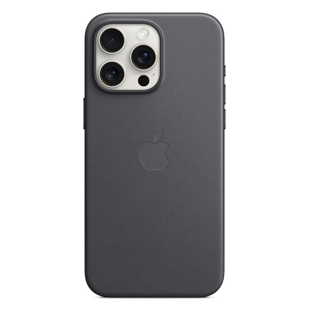 Buy Apple iphone 15 pro max fine woven case with magsafe - black in Kuwait