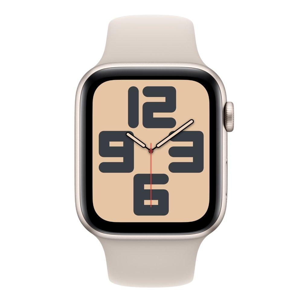 Apple Watch SE GPS 40mm Starlight Aluminium Case with Starlight Sport Band - S/M