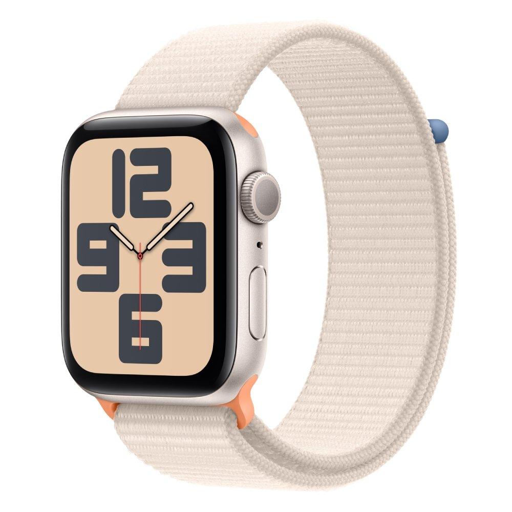 Apple Watch SE GPS 40mm Starlight Aluminium Case with Starlight Sport Loop