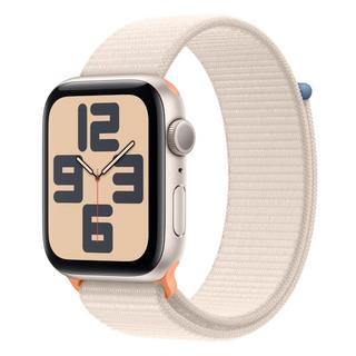 Buy Apple watch se gps 40mm starlight aluminium case with starlight sport loop in Kuwait