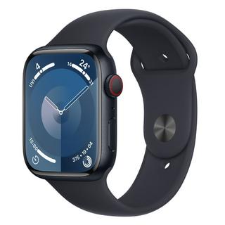 Buy Apple watch series9 gps + cellular 41mm midnight aluminium case with midnight sport ba... in Kuwait