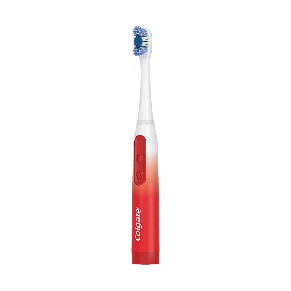 Colgate 360 Optic White Battery Toothbrush - Red