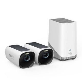 Buy Eufy cam3 4k camera, 2 camera kit, t88713w1 - white in Kuwait