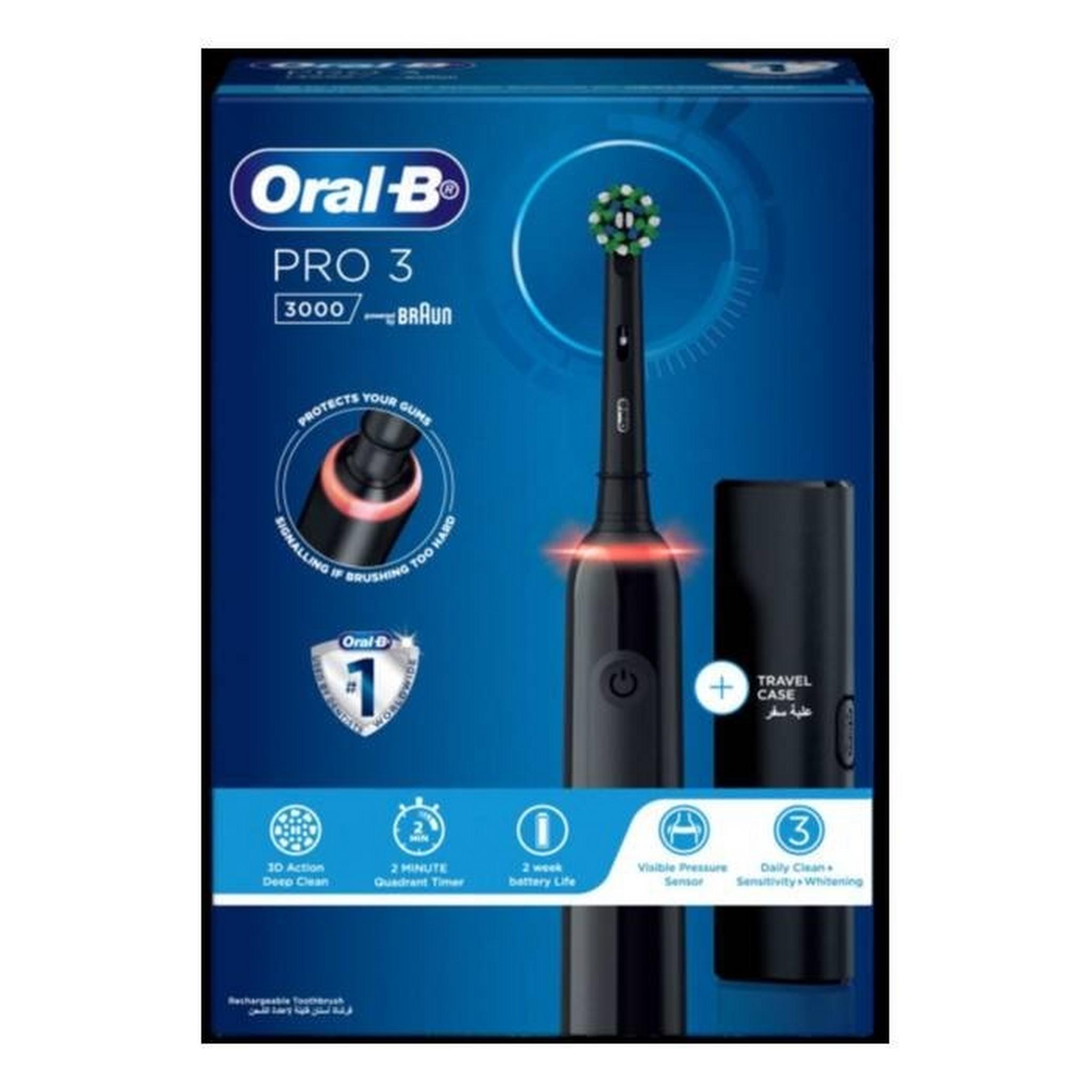 Oral-B Pro 3 Electric Toothbrush – Black