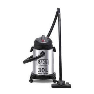 Buy Black & decker wet & dry drum vacuum cleaner, 1400w, 30l, wv1450-b5 - stainless... in Kuwait