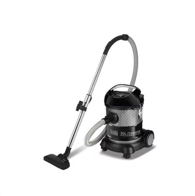 Buy Black & decker drum vacuum cleaner, 2000w, 20l, bv2000-b5 - black in Kuwait