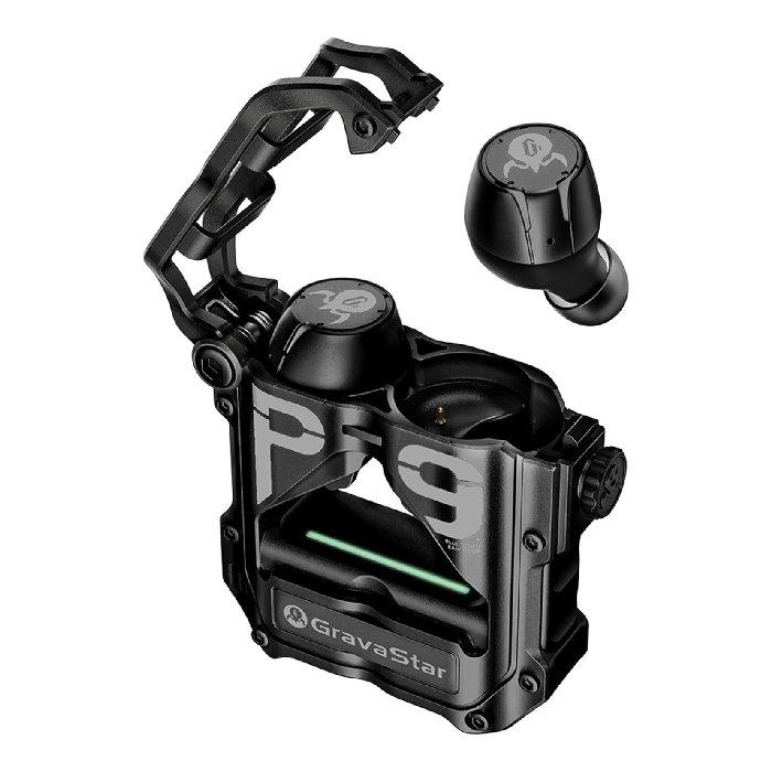 Gravastar Sirius Pro TWS Wireless Gaming Earbuds, 7.2mm, P9_BLK- Black