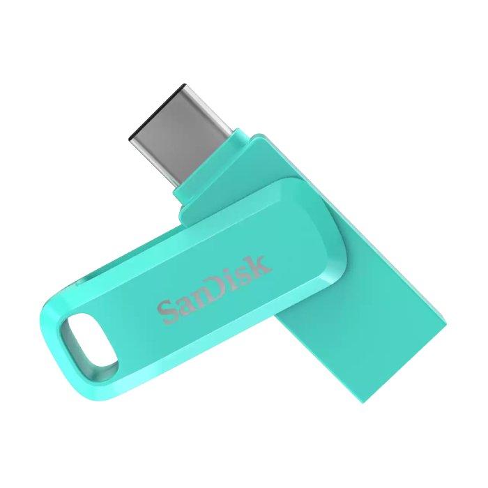 SanDisk Ultra Dual Go USB Type-C Flash Drive, 128G – Green