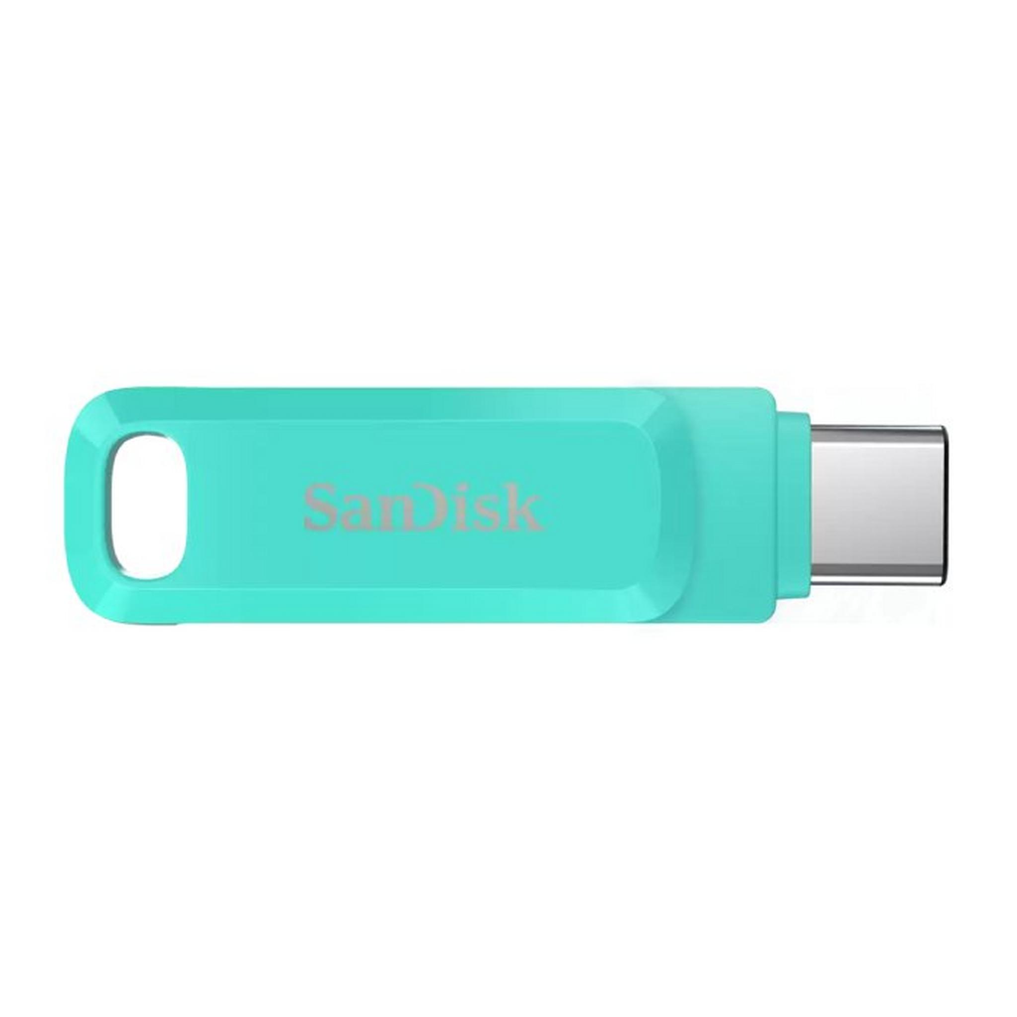 SanDisk Ultra Dual Go USB Type-C Flash Drive, 256GB – Green