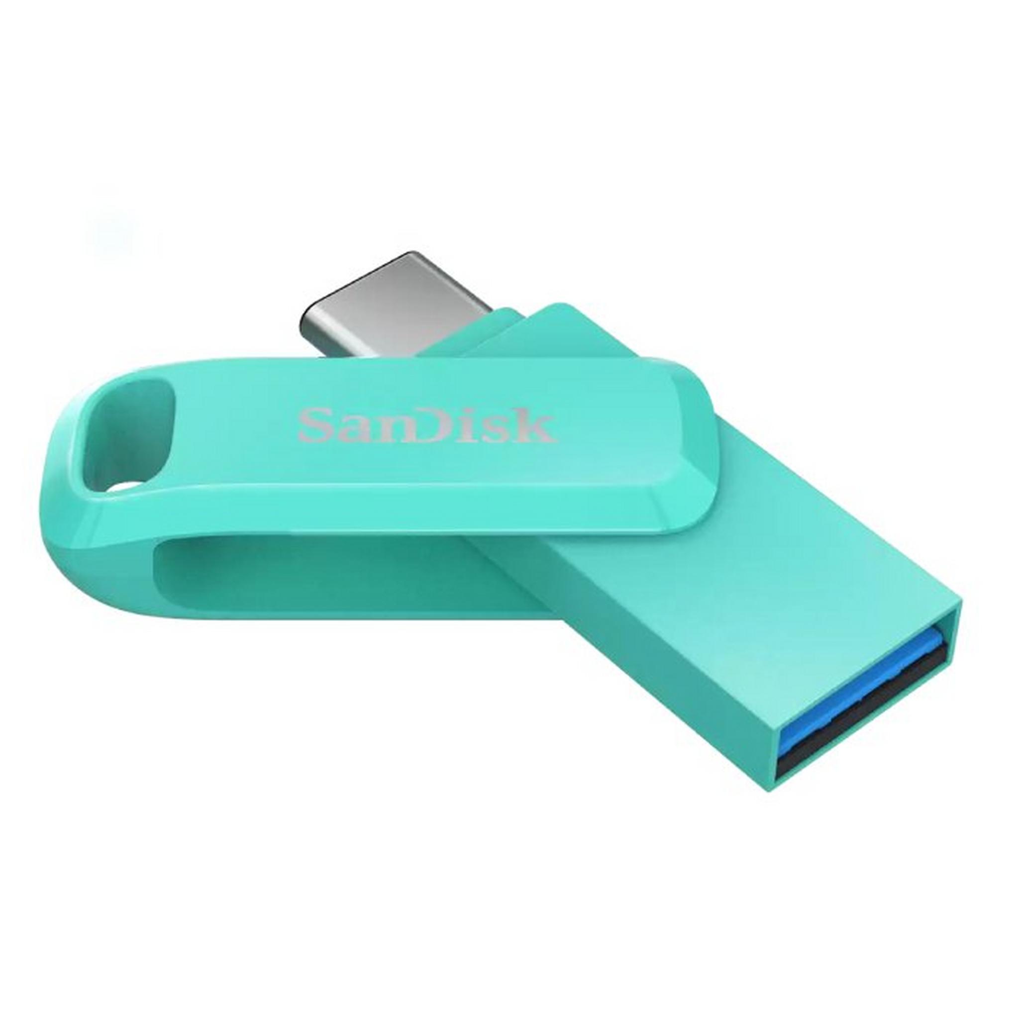 SanDisk Ultra Dual Go USB Type-C Flash Drive, 256GB – Green