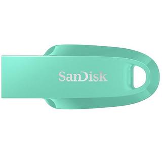 Buy Sandisk 64gb ultra curve usb type-a flash drive – green in Kuwait