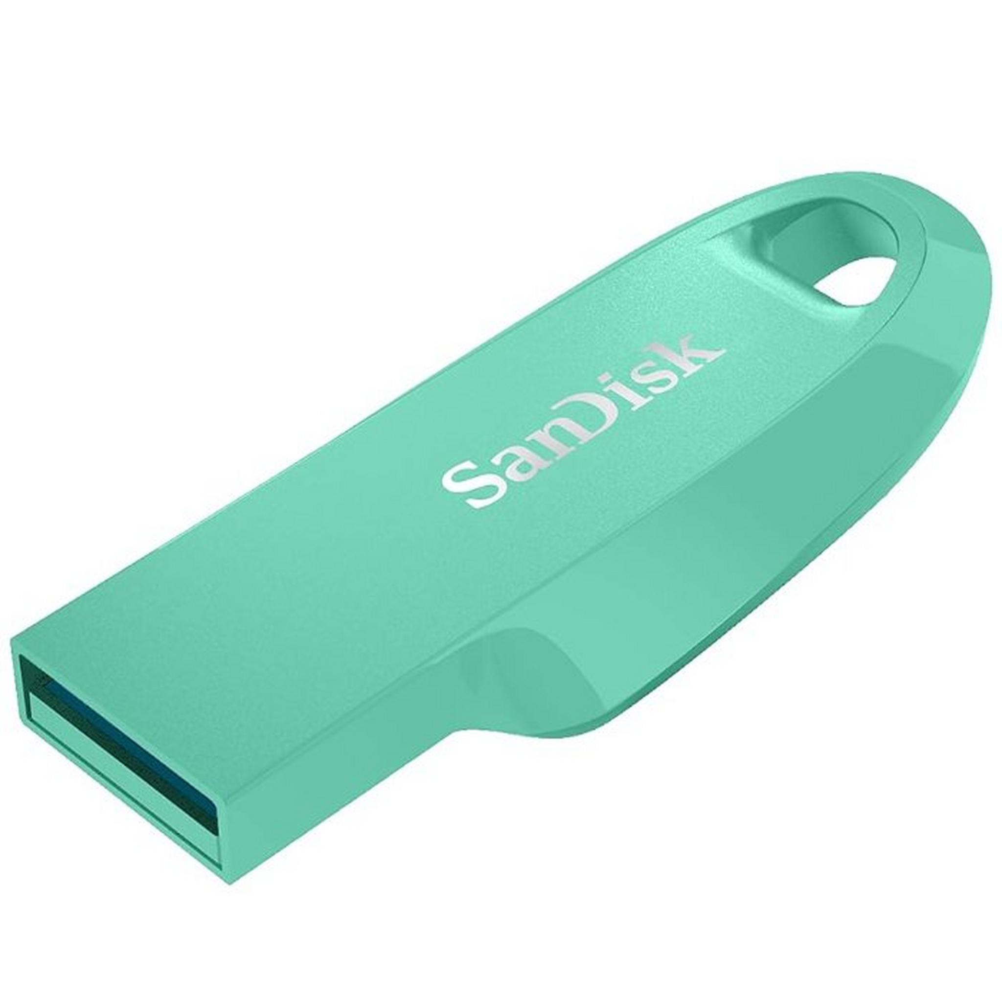 SanDisk 64GB Ultra Curve USB Type-A Flash Drive – Green