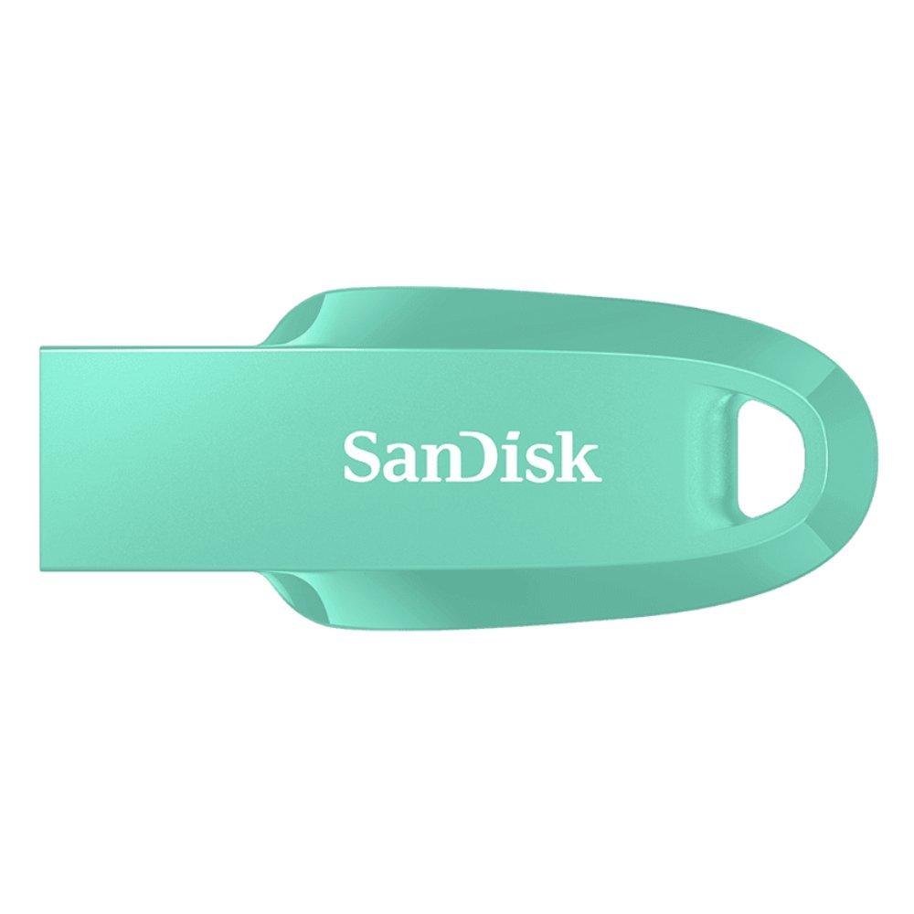 SanDisk 256GB Ultra Curve USB Type-A Flash Drive – Green