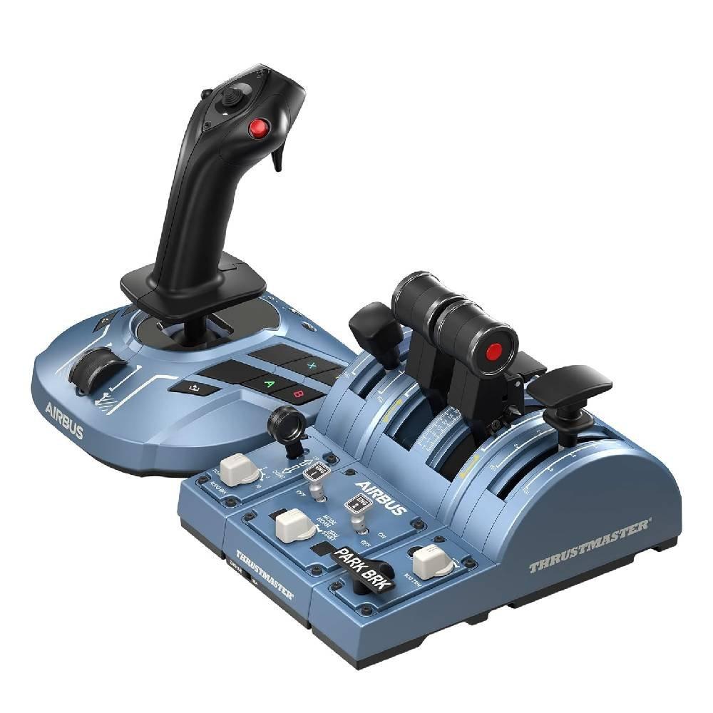 يد تحكم تي سي ايه اصدار كابتن باك اكس ايرباص لجهاز اكس بوكس اكس\اس والكومبيوتر الشخصي من ثيرستماستر، TM-JSTK-CPTN-PACK - أزرق