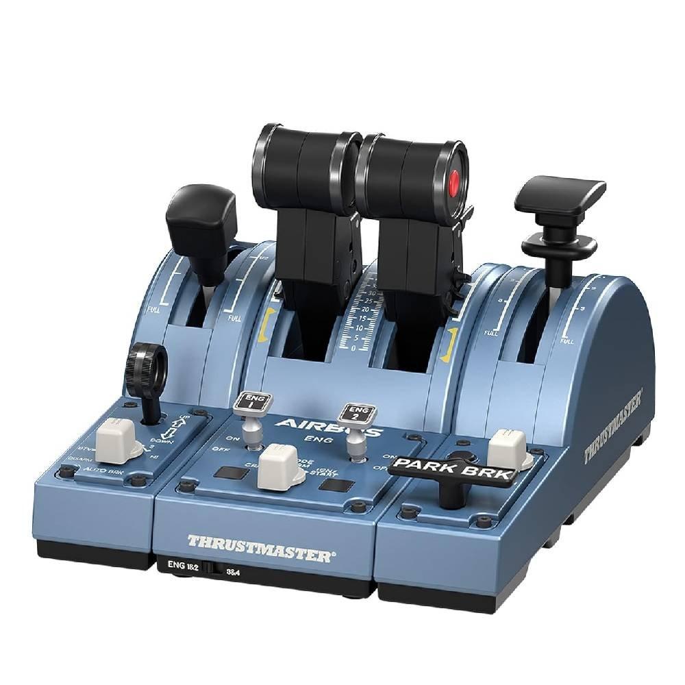 يد تحكم تي سي ايه اصدار كابتن باك اكس ايرباص لجهاز اكس بوكس اكس\اس والكومبيوتر الشخصي من ثيرستماستر، TM-JSTK-CPTN-PACK - أزرق