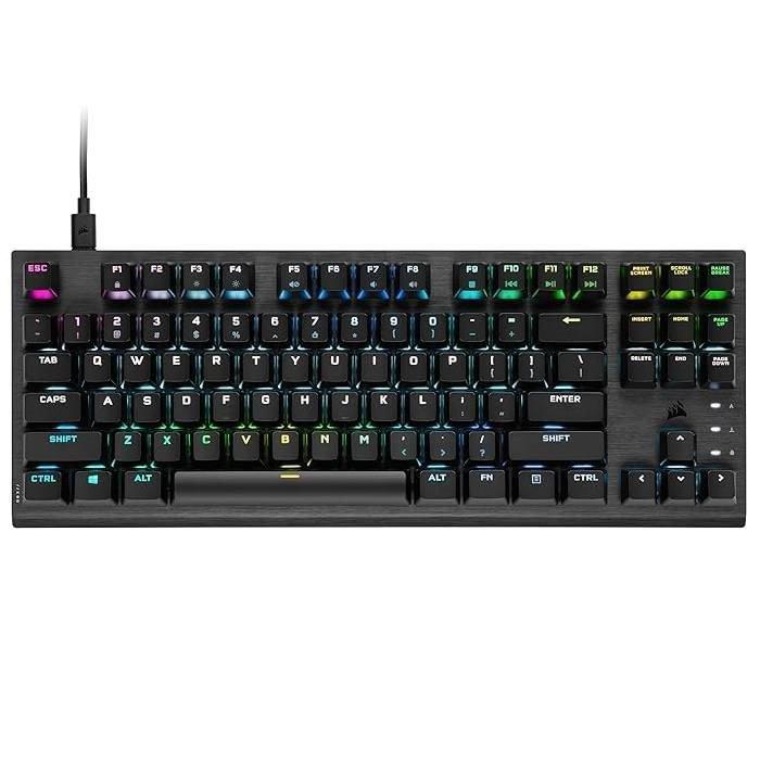 Buy Corsair k60 pro tkl rgb mechanical gaming keyboard – black in Kuwait