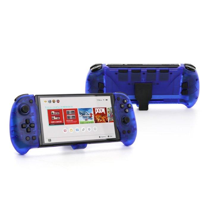 Dobe Eggshell Controller for Nintendo Switch OLED, TNS-1188 – Transparent Blue