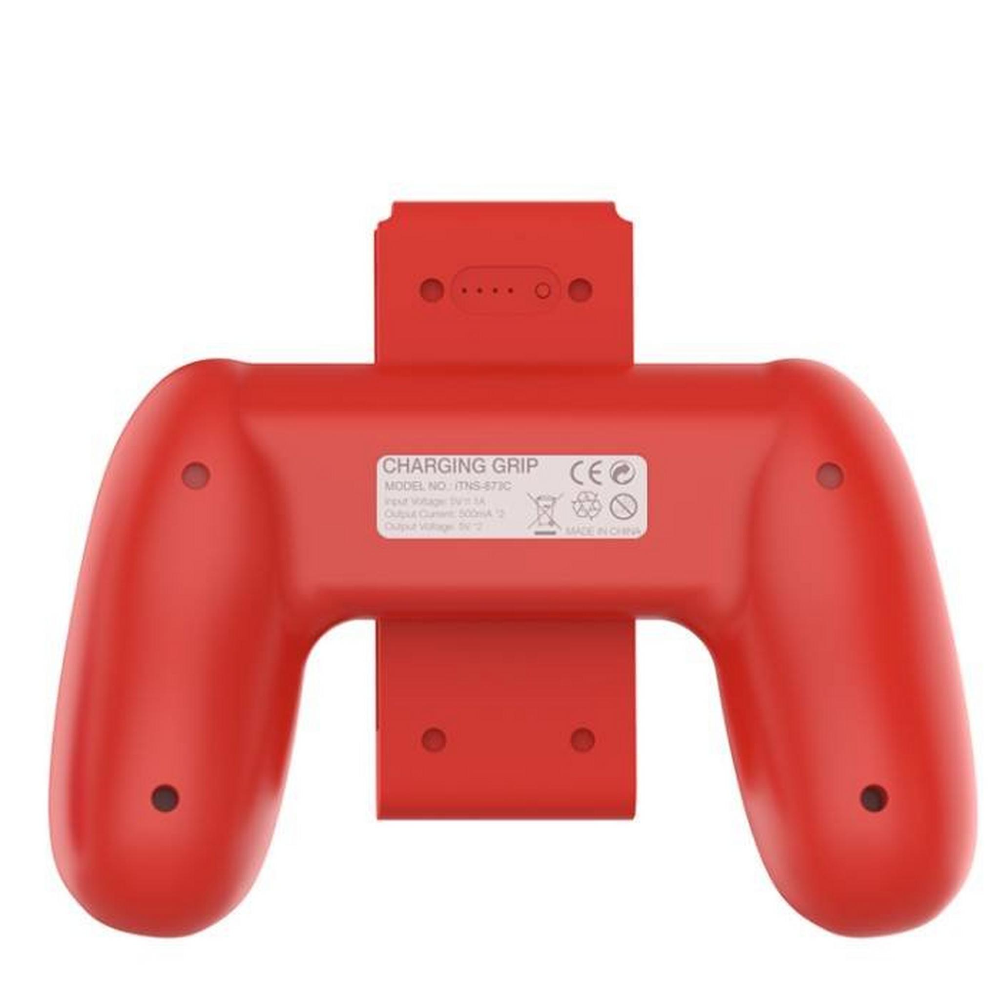 Dobe Nintendo Switch Joy-Con Charging Grip – Red