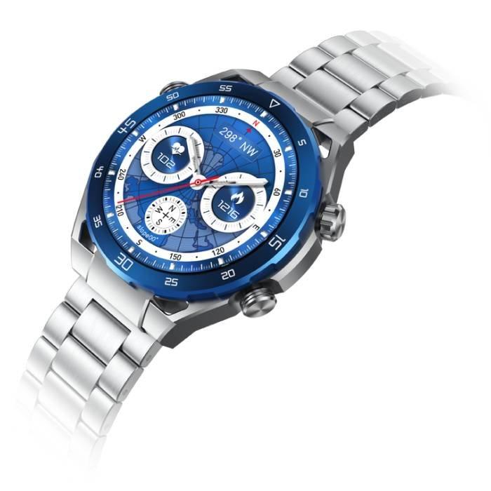 G-tab Watch GT8, 36mm, Stainless-Steel Body, Stainless-Steel Starp - Silver